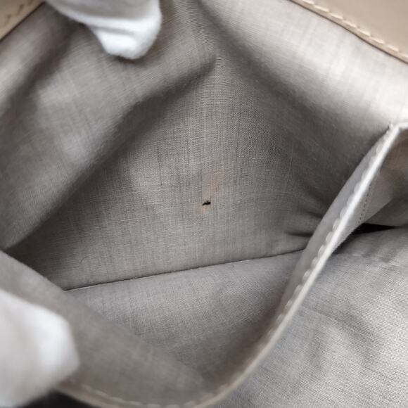 Marc Jacobs Beige Leather Double Pushlock Double Handles Tote Shoulder Bag - Picture 15 of 16